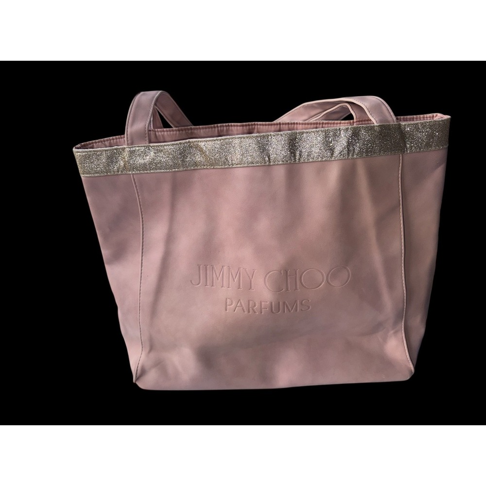 Jimmy‎ Choo Parfums Pink Tote Bag Glitter Accent